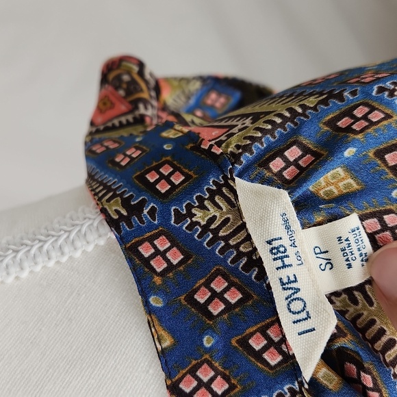 Geometric Sleeveless Sundress Mini Length - Picture 5 of 5